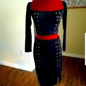 BUNDLE TRUE RELIGION women's skirt & top